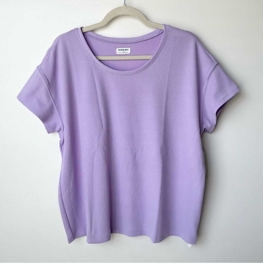 Tommy John Zen Waffle Tee in Lavender